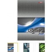 Книга канцелярська А4 (карт. обкл. в асортименті, клітинка, 176 арк.) - Бріск ДКВ-4