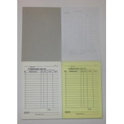 Товарний чек А6 CB/CF, 100 АРК., вертикальний в обкл., ( 2 копії) 