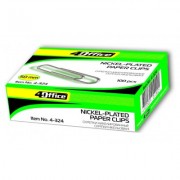 Скріпки 50 мм., 100 шт., 4-324, 4OFFICE