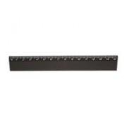 Лінійка пластикова чорна, 15 см