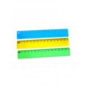 Лінійка пластикова непрозора 15 см (колір в асортименті)