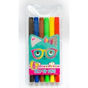 Фломастери 6 кольорів " Kotomaniya" для дівчат, 650176 , 1 ВЕРЕСНЯ