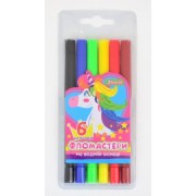Фломастери 6 кольорів "Magic unicorn " для дівчат, 650269 , 1 ВЕРЕСНЯ