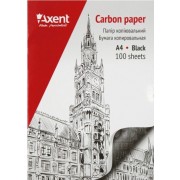 Папір копіювальний А4, 100 аркушів, чорний, 3301-01-А, AXENT