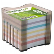 Блок папіру для нотаток, мікс, не клеєний, в пласт. боксі, FR-2531, FRESH UP