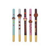 Ручка гелева, "Десерты" (аромат.) , синя, № 1835, ООПТ