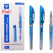 Ручка гелева Flair 747A Writo-meter Gel,синя, 1,5 км.