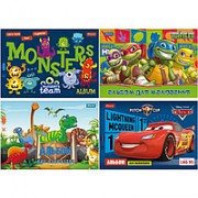 Альбом для малювання А4 (обкл. в асортименті, 12 арк, для хлопчиків) - 1 Вересня  130232