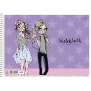 Альбом для малювання А4 (спіраль, 20 арк.) PB-SC020-150, Школярик (Star)