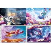 Альбом для малювання А4 (спіраль, 30 арк.) PB-SC030-149, Школярик (Star)