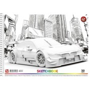 Альбом для малювання А4 (спіраль, 30 арк.) PB-SC030-148, Школярик 