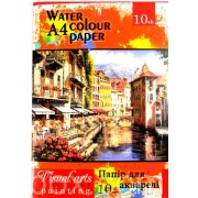 Папка для акварелі  А4 10 арк., 200 г/м2, ПА4210, Графіка