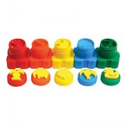 Фарби для малювання пальчиками, 5 кольорів  + штампики, 30 мл, 5005