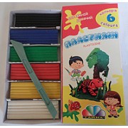 Пластилін "Захоплення" 6 кол., 120 гр., + стек, 331008, ГАММА-Н